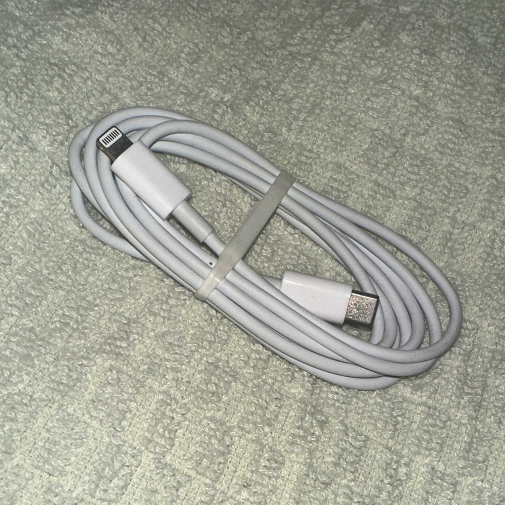 White Charging Cable for IPhone